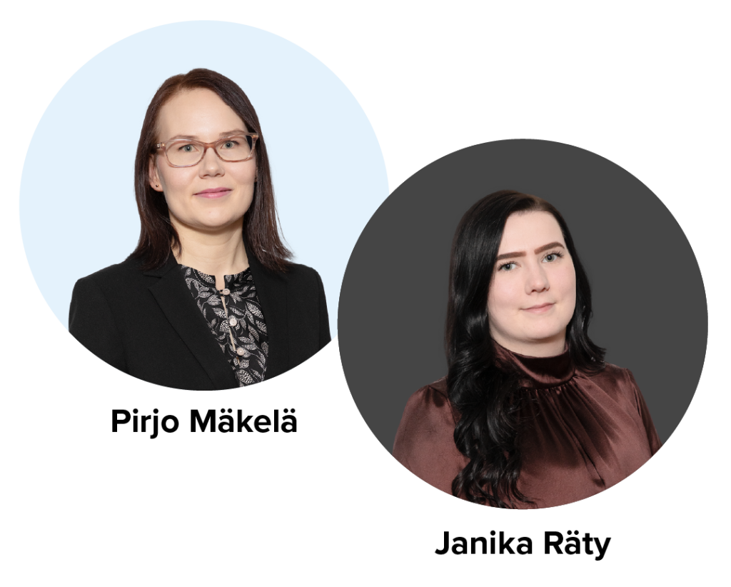 Kontturin asianajajat Pirjo Mäkelä ja Janika Räty