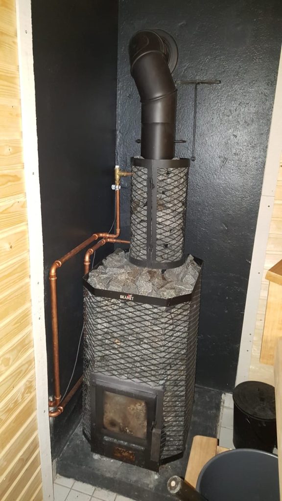 Kiuas lämmöntalteenotolla